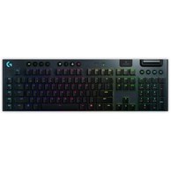 LOGITECH Gaming tipkovnica G915 X TKL Clicky, RGB, mehanička, US Layout, USB, crna