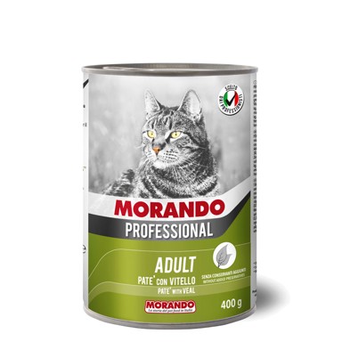 MORANDO Professional Cat Adult Pate teletina 400 g konzerva