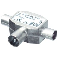 USE Antenski razdjelnik 1 muški na 2 ženski FS 28, crni