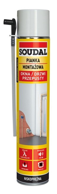 SOUDAL Montažna pjena, 750 ml