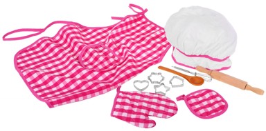 Set kuhinjskih dodataka, pregača, 11 komada