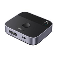 UGREEN DisplayPort i USB-C prekidač, sivi