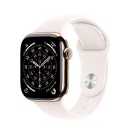 APPLE Watch Series 11 GPS + Cellular 46 mm zlatno titanijsko kućište s narukvicom Gold Milanese Loop M/L