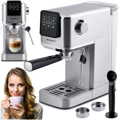 BERDSEN Aparat za espresso BD-770, 20 bar, srebrni