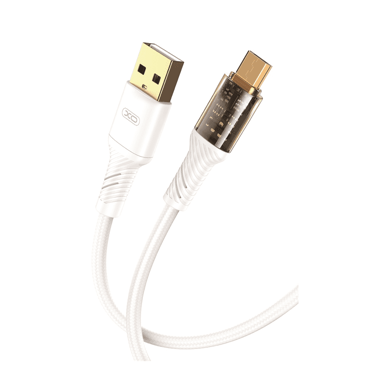 XO Kabel USB-A na microUSB NB229, 1 m, 2.4A, bijeli