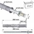 Tipla s dvostranim vijkom M8 KPD-12260