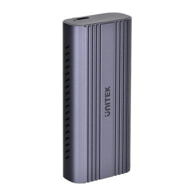 UNITEK Vanjsko kućište za M.2 NVMe SSD, USB 4, ABS kućište, sivo