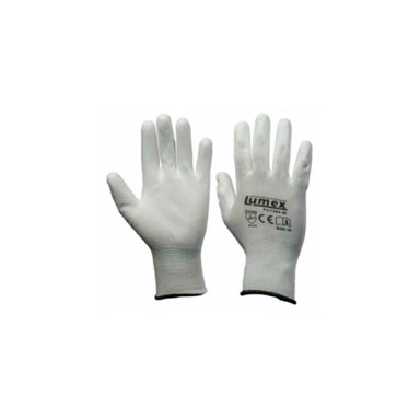 LUMEX Zaštitne rukavice Palm bijele 9 poliester