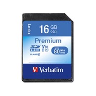 VERBATIM Memorijska kartica Premium HC, 16 GB, 80 MB/s