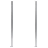 Stupovi za ogradu 2 kom aluminijski 185 cm