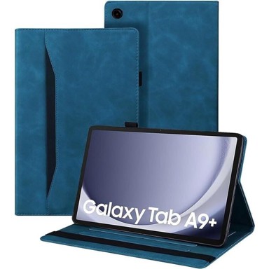 GS Futrola za Samsung Galaxy Tab A9+, Classic, s držačem za olovku, plava