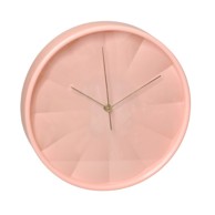 Sat zidni 30 cm, rozo/zlatni