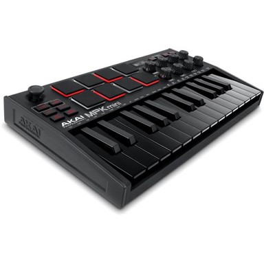 AKAI MIDI kontroler MPK Mini MK3, pad, MIDI, USB, crni