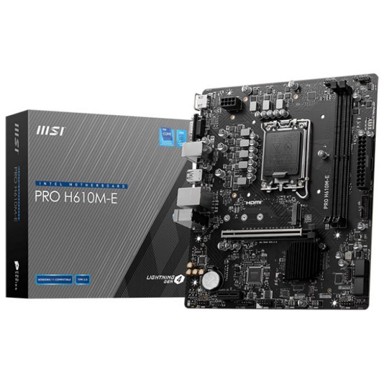 MSI Matična ploča Pro H610M-E, Intel H610, Micro-ATX, s. LGA1700