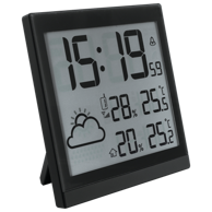 HOME Vremenska stanica HCW 24, sa satom i bežičnom vanjskom jedinicom