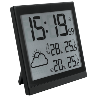 HOME Vremenska stanica HCW 24, sa satom i bežičnom vanjskom jedinicom