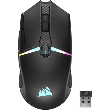 CORSAIR Miš Nightsabre, RGB, optički, bežični, 26000dpi, crni