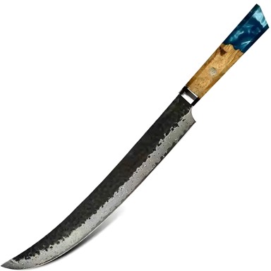Damaskasti kuhinjski nož Ai-37594 Slicer Kp37594, tamnoplavi