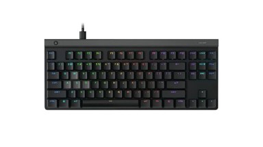 LOGITECH Gaming tipkovnica G515 Rapid TKL, RGB, mehanička, US Layout, USB, crna