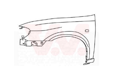 VAN WEZEL Blatobran Nissan Almera N16 00-06, prednji, desni, -02