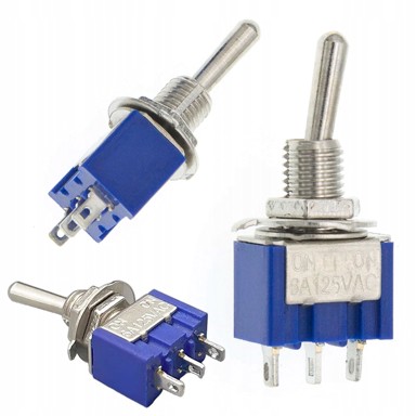 ROSFIX Prekidač MTS-103 ON-OFF-ON, 3 A, 250 V