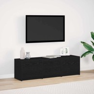 TV ormarić 140x34x40 cm konstruirano drvo, crni hrast