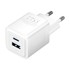 VENTION Punjač FEQW0-EU, USB-C + USB- A, 30W/30W, GaN 