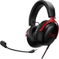 HYPERX Gaming slušalice Cloud III, crno-crvene, 7.1 zvuk, DTS