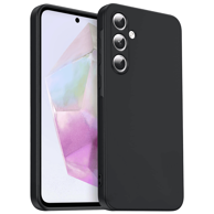 ONASI Silikonska maskica, Samsung Galaxy A17, mat liquid, crna