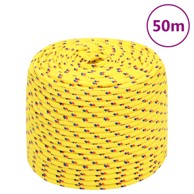 Brodski konop žuti 8 mm 50 m od polipropilena
