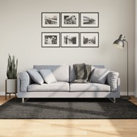 Tepih Istan visokih vlakana sjajni izgled antracit 140 x 200 cm