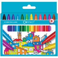 CONNECT Flomasteri jumbo 12/1