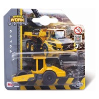 MAISTO Građevinska vozila Volvo, 8 cm, sort