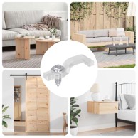 Trake za žice, 2 kom, prozirne, 2 x 1 x 0,5 cm