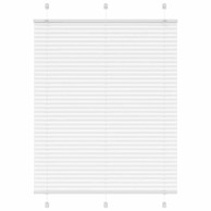 Roleta plisirana, 110x100 cm, širina tkanine 109,4 cm, bijela