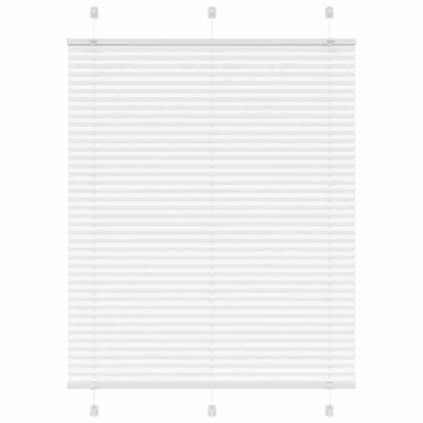 Roleta plisirana, 110x100 cm, širina tkanine 109,4 cm, bijela