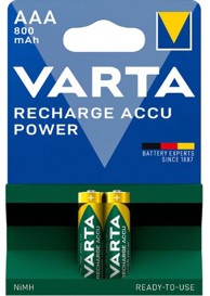 VARTA Punjive baterije Recharge Accu Power R2U AAA 800 mAh (2 kom.)