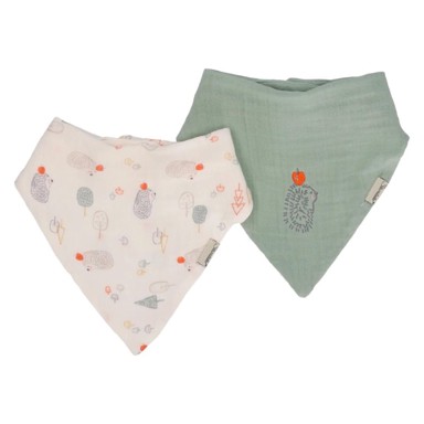 Slinček za djecu dupli paket Ježići od pamučnog muslina