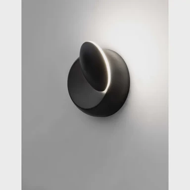 Zidna lampa Odin, LED, 5 W, 3000 K, 247 lm, IP20, crna