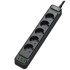 PLASTROL Razdjelnik napona, 5x schuko, 2x usb-a, 1x usb-c, 5 m