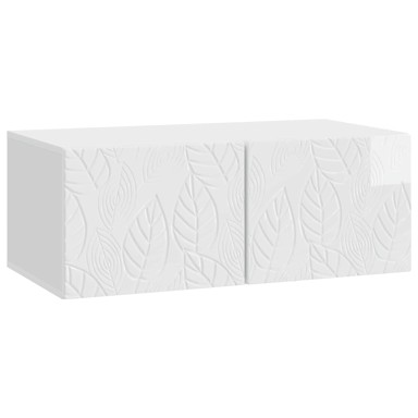 TV zidni ormar, 78,5 x 31 cm, bijela visokog sjaja