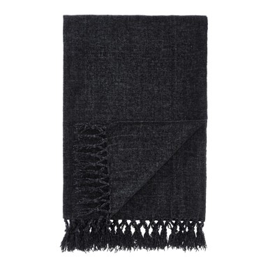  CATHERINE LANSFIELD Crna deka od šenila, 130x170 cm, Wilson