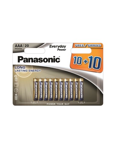 PANASONIC Baterije LR03EPS/20BW 10+10F