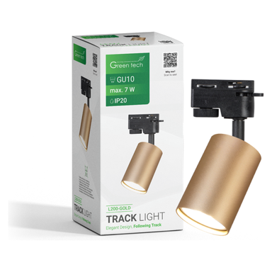 GREEN TECH Šinska svjetiljka L200, GU10, zlatna