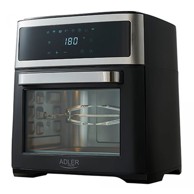 ADLER Mini pećnica AD6309, 8 u 1, 2500 W, Airfryer do 200°C, crna