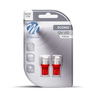 M-TECH W5W T10 LED žarulje Lb015R 1x HP, crvene