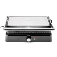 HUSLOG Električni grill 2200 W kontaktni roštilj, crni
