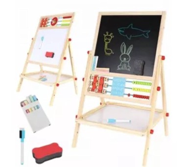 KRUZZEL Dvostrana ploča za djecu, 42 x 32,5 cm