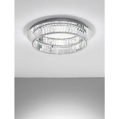NOVA LUCE Plafonska  svjetiljka Aurelia LED 41 W, 3500 K, 2505 lm, dimm, IP20 NL9333072, krom