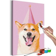 Slika za samostalno slikanje Funny Shiba 40x60
